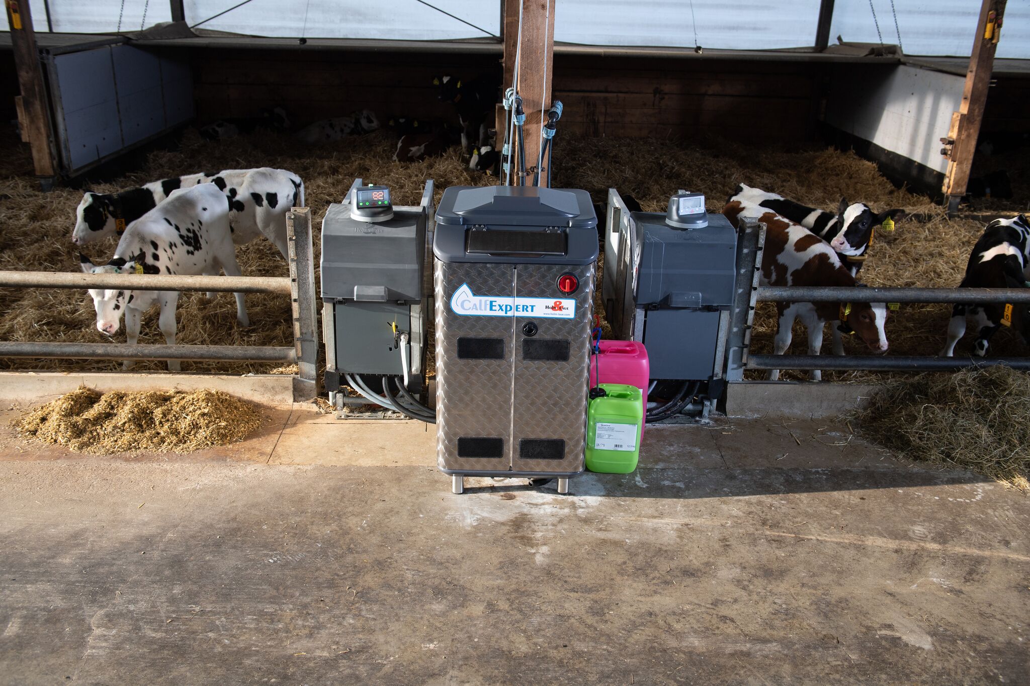 Stainless steel calf milk mixer from Livestock Supplies Ltd